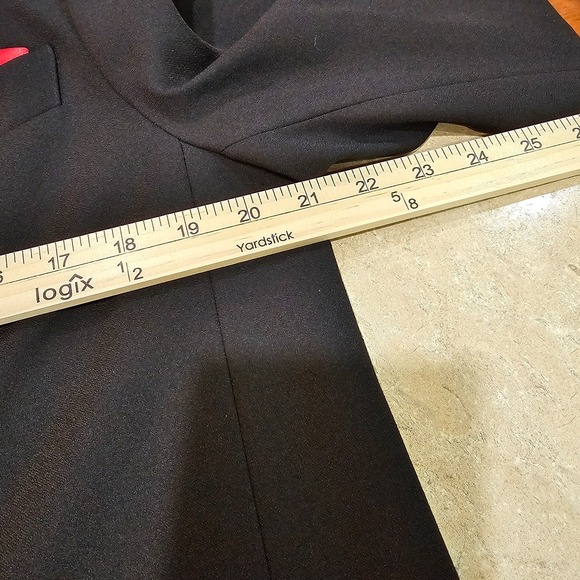 Women's Criscione 3 Piece Skirt Suit Leopard Black Lined Size S Made in USA - Picture 4 of 16